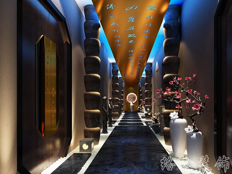 SPA水療會所室內(nèi)裝修裝飾設(shè)計(jì)效果-第1136期